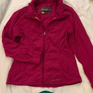 Eddie Bauer Women's Fuchsia windbreaker Jacket